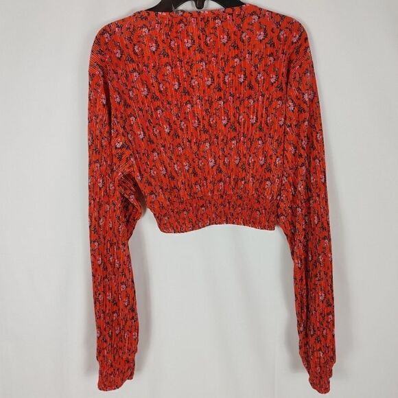Urban Outfitters Women's Red Dainty Floral Print S - Picture 6 of 10